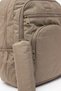Unisex Brown 01101-SET Crinkle Fabric Waterproof School Travel Sports Backpack with Pen Holder - 6