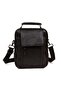 Men's Genuine Leather Steel Case Hand and Shoulder Bag with Phone Compartment - 2