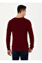 BASE. Polo Assn. Crew Neck Slim Fit Claret Red Men's Sweater OLDER-SK23 - 5