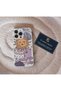 Xiaomi Redmi 12 Compatible Transparent Case with Sun and Moon Design