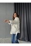 New Season Women's Suede Jacket with Ribbed and Belt Detail - 2