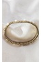 Steel nomation pearl bracelet, stretchy bracelet, design, daily use, tarnishproof jewelry - 3