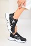 Black-White-C Women's Sneaker 17226 - 2