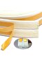 8x2=16 Mt Telvesse Door Window Water Cold Proof Insulation Tape Insulation Wick (LIGHT-GREY) - 6