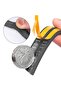 8x2=16 Mt Telvesse Door Window Water Cold Proof Insulation Tape Insulation Wick (LIGHT-GREY) - 8