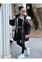 Houndstooth Fur Coat