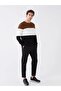 Crew Neck Long Sleeve Color Block Men's Sweatshirt - 3