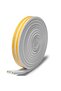 1x2=2 Mt Telvesse Door Window Water Cold Proof Insulation Tape Insulation Wick (LIGHT-GREY) - 5