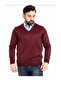 Men's Thin Wool Knitwear Knit Regular Dad V Neck Sweater