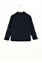 U.S. Polo Assn. Navy Blue Boy's Stand Collar Regular Fit Sweatshirt Hayro - 2