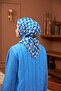 Houndstooth Pattern Thin Cotton Scarf - 2