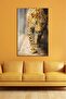 Digital Printed Living Room Kitchen Animal Motif Leopard Pattern Canvas Painting Ar030421 - 3