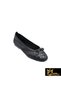 Women's Black Genuine Leather Shoes505320520-1 - 2
