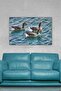 Digital Printed Living Room Kitchen Animal Motif Duck Pattern Canvas Painting Ar030424