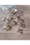 3 cm Snap Buckle (Star) Nickel Gold Plated 5 Pieces - 2