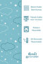 Colorful Cloud Patterned Printed Children's and Baby's Room Background Curtain with 2 Wings - PRD-14 - 4