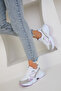 White-Lilac-C Women's Sneakers 17226 - 3