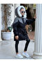 Houndstooth Fur Coat - 3