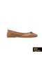 Women's Tan Genuine Leather Shoes505320520-1