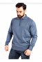 Men's Buttoned Thin Polo Collar Wool Sweater
