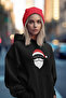 Black New Year Merry Christmas Special Design New Year Themed Gift Hooded Sweatshirt - 2