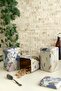 Erb09u5 Square Storage Container 105x105x160 Set of 3, Kint Sugi