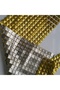 250 Pieces Metal Look Plastic Pyramid Staples 0,8 cm - 5
