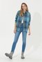 Women's Green Long Sleeve Shirt ELİFSU BUTİKHOME - 7