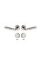 Sofuoğlu Şebboy Badge Nickel Satin (ROOM) Door Handle & (ROOM) Door Lock and Key 1 Set - 2