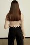 Black Lycra Super High Waist Wide Leg Loose Jeans (Buy 1 size larger) - 4