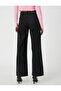 Black Lycra High Waist Wide Leg Loose Wide Leg Jeans 1 - 4