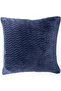 Wellsoft Throw Pillow Cover (50x50) Navy Blue (Zickzack Pattern) - 2