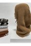 Hat - Knitwear Headdress Cinnamon Balaclava Beanie Knitted Headdress Hooded Hijab Winter Luxury Product