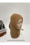 Hat - Knitwear Headdress Cinnamon Balaclava Beanie Knitted Headdress Hooded Hijab Winter Luxury Product - 3