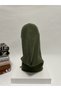 Hat - Knitwear Headgear Green Balaclava Beanie Knitted Headgear Hooded Keep Warm Winter - 2