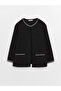 Crew Neck Patterned Long Sleeve Women's Cardigan - 6