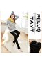 Corset Effect Lifting High Waist Imported Plush Warm Tights Socks - 2