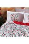 Viola Christmas Poplin Double Christmas Duvet Cover Set - 3