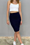 Women's Pencil Skirt Navy Blue