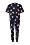 Lacivert Ayıcık Desenli Örme Pijama Takımı TBBAW23AI00039 - 9