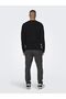 Onskalle Reg 12 Struc Crew Knit Noos 22026559 Black - 4