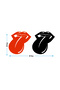 Long Tongue Auto Window Lettering 8x8 Cm Car Back Sticker Auto Glass Sticker Lettering Models Custom Design