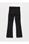 Basic Flare Leg Girl's Jean Trousers - 3