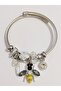 Stainless Non-Tarnish Steel Charm Bracelet with Bee Design Adds Value to Your Style with Elegance - 5