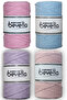 Candy Pink, Lilac, Baby Pink, Scannable 3 mm Macrame Cord Single Twist