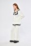 Buttoned Double Knitwear Set - 3