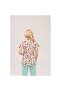 قلب منقوش ليكرا (مرن) نموذج ذراع الخفافيش الجراحية أعلى واحد - 2