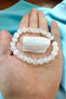 Selenite Real (With Stone Gift) Natural Stone Bracelet (Aura cleans )AA quality 8 mm - 2
