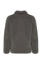 Winter Essentials Antrasit Kalın Polar Fermuarlı Dik Yaka Cepli Örme Hırka/Sweatshirt TWOAW24SW00071 - 9