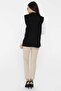 Women's Black Steel Knit Vest 1111 - 4